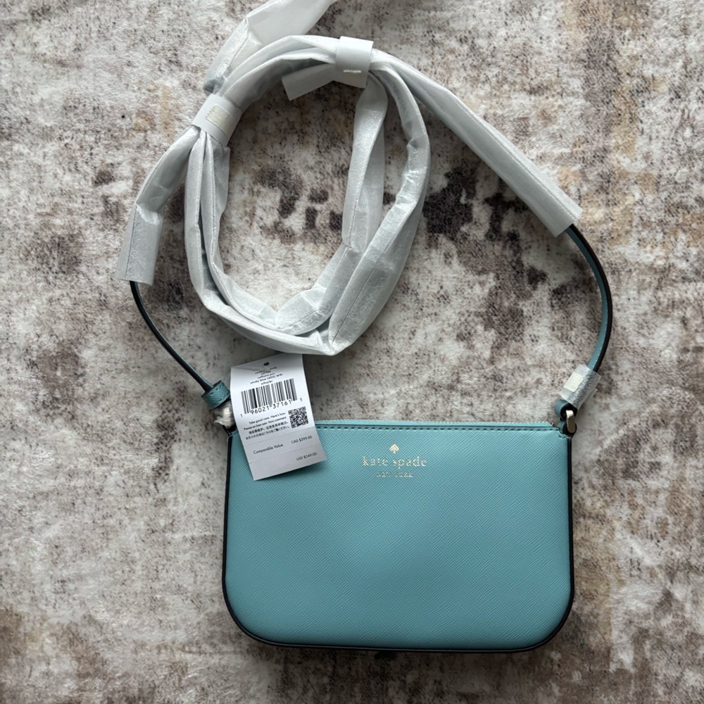 Kate Spade Sleek Blue Crossbody Bag